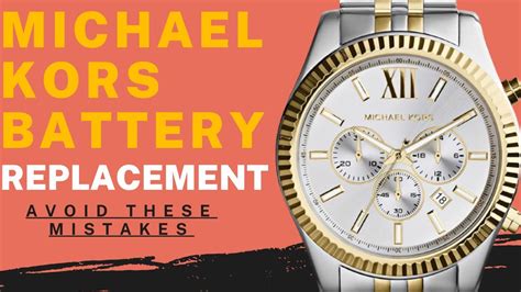 how to get the back off a michael kors watch|diy Michael Kors Watch battery.